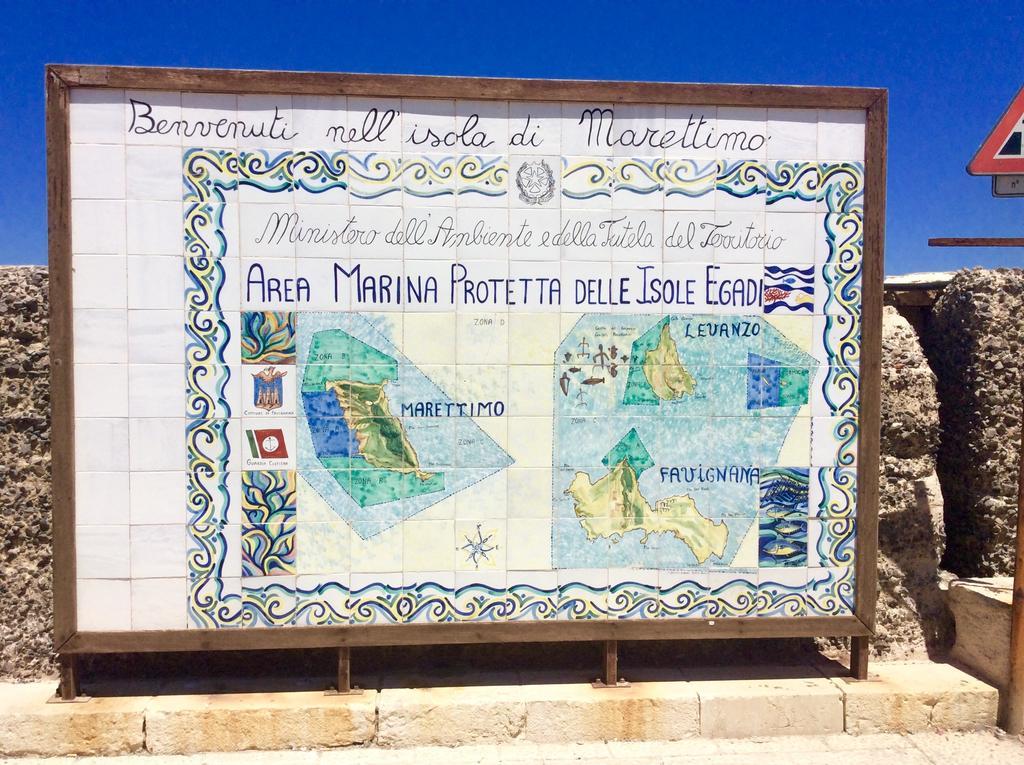 Dimora Tipica Vista Mare Lägenhet Marettimo Exteriör bild